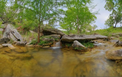 Thumbnail of Bamberger Ranch, Bromfield Trail Small Falls, Ferns and Pool.jpg